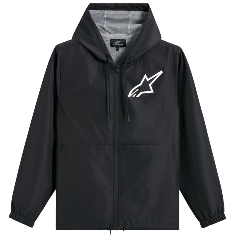 Αντιανεμικό μπουφάν Alpinestars Speeder Chromium Black-White