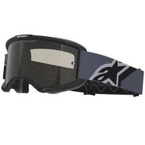 Γυαλιά motocross Alpinestars Vision Sand μαύρο-γκρι με σκούρο φακό smoke