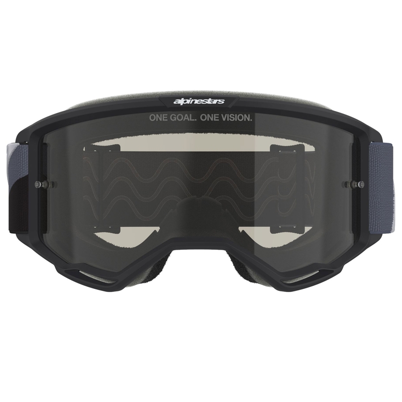 Γυαλιά motocross Alpinestars Vision Sand μαύρο-γκρι με σκούρο φακό smoke
