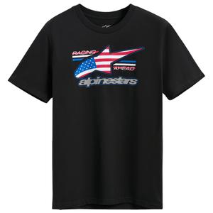 Μπλούζα Alpinestars Nationals CSF μαύρο-κόκκινο-μπλε-λευκό
