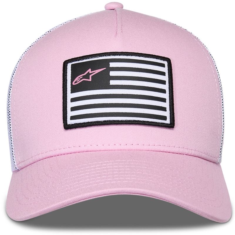 Καπέλο Alpinestars Flag Snap ροζ-λευκό