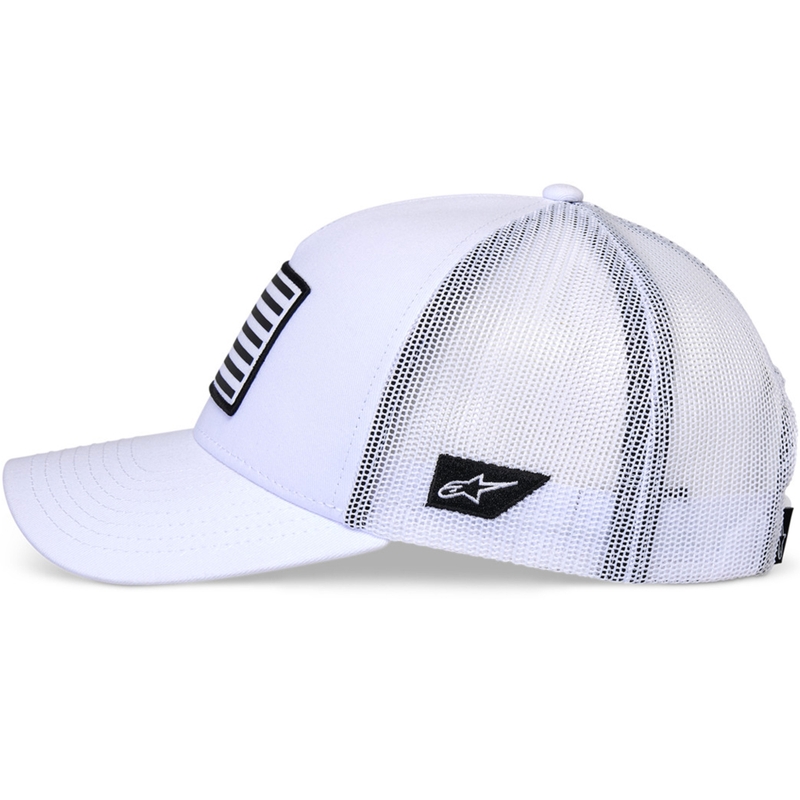 Καπέλο Alpinestars Flag Snap λευκό-λευκό