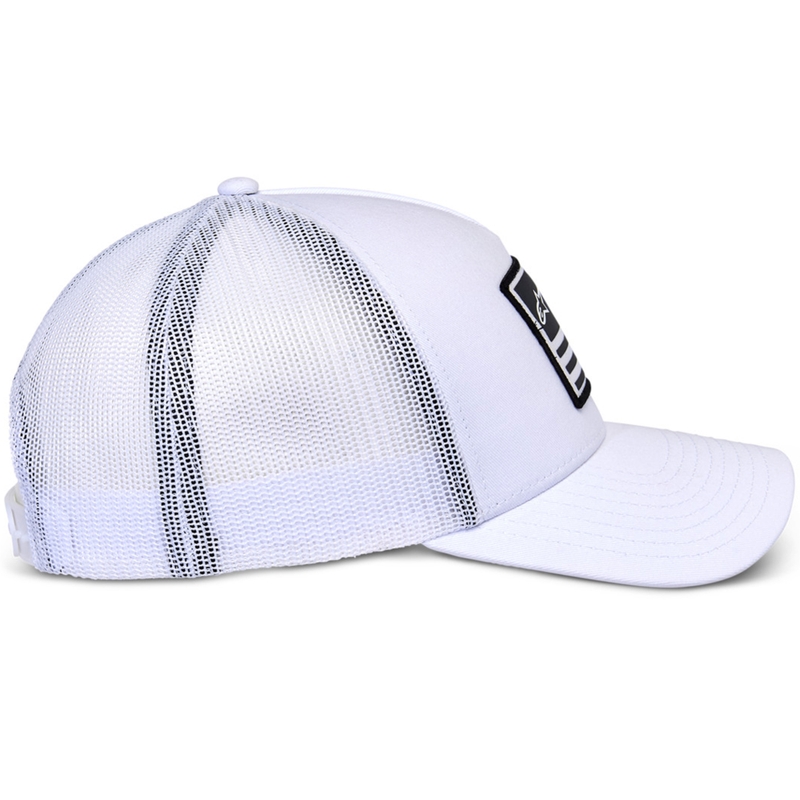 Καπέλο Alpinestars Flag Snap λευκό-λευκό