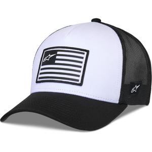 Καπέλο Alpinestars Flag Snap λευκό-μαύρο