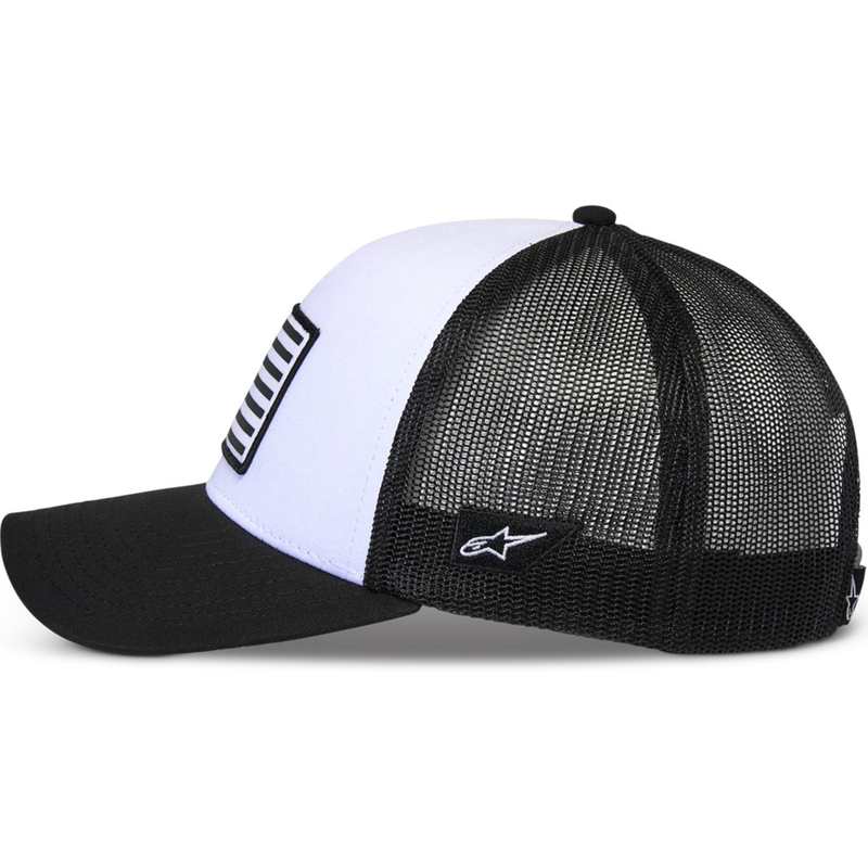 Καπέλο Alpinestars Flag Snap λευκό-μαύρο