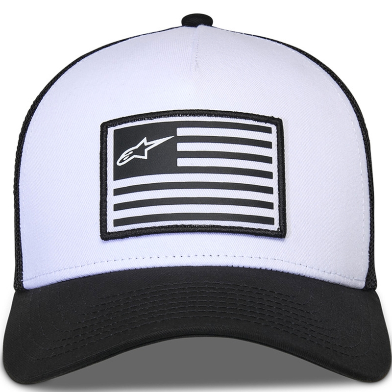 Καπέλο Alpinestars Flag Snap λευκό-μαύρο