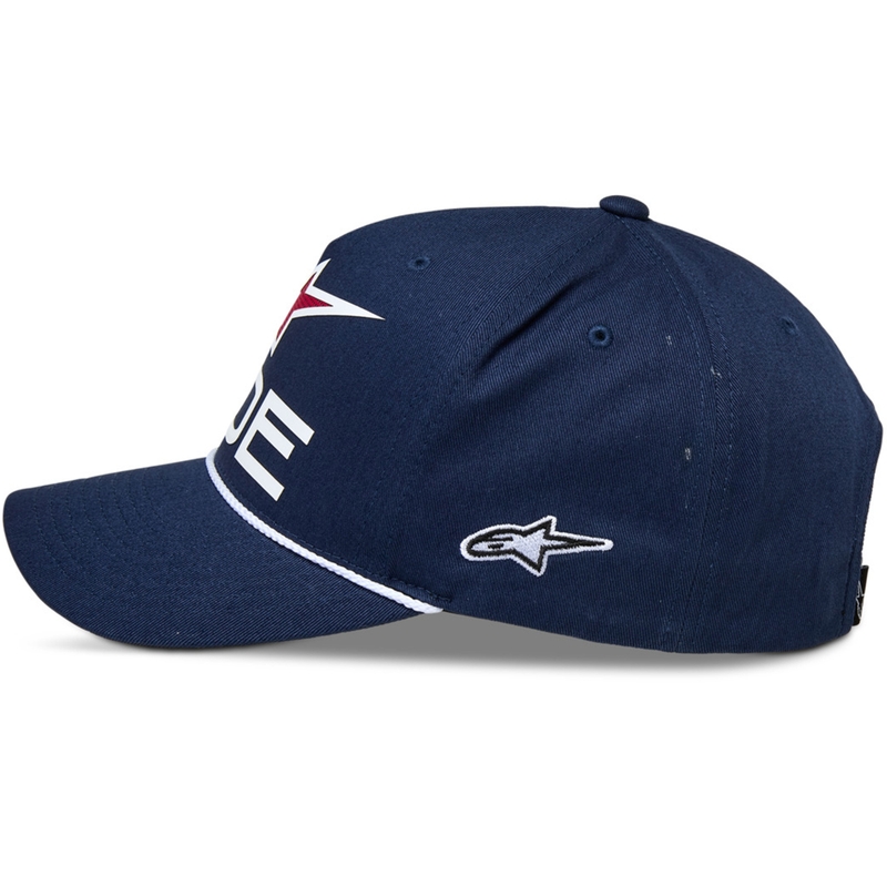 Καπέλο Alpinestars Ride Comp Snapback μπλε-λευκό-κόκκινο