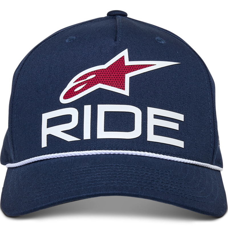 Καπέλο Alpinestars Ride Comp Snapback μπλε-λευκό-κόκκινο