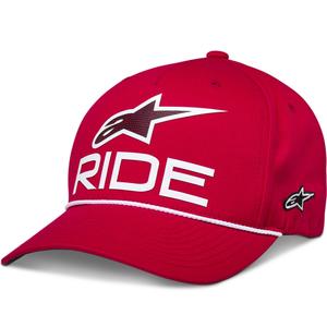 Καπέλο Alpinestars Ride Comp Snapback κόκκινο-λευκό-μαύρο