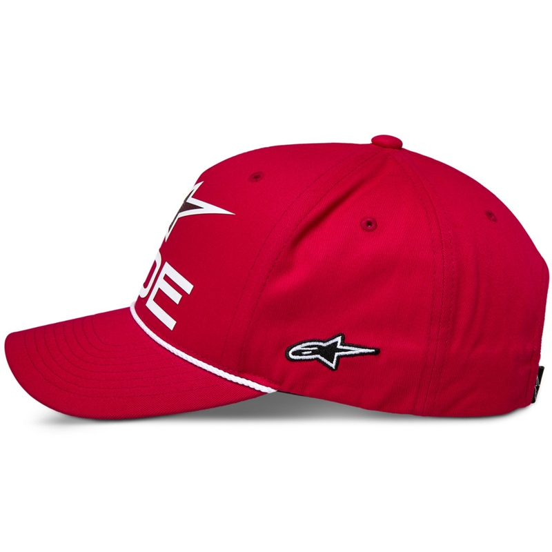 Καπέλο Alpinestars Ride Comp Snapback κόκκινο-λευκό-μαύρο
