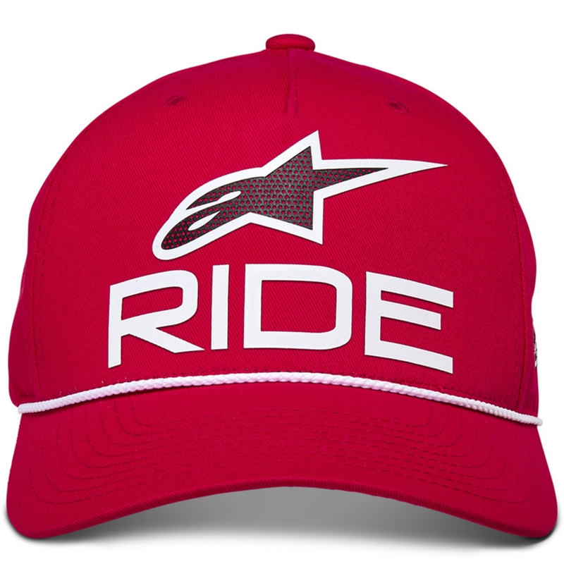 Καπέλο Alpinestars Ride Comp Snapback κόκκινο-λευκό-μαύρο