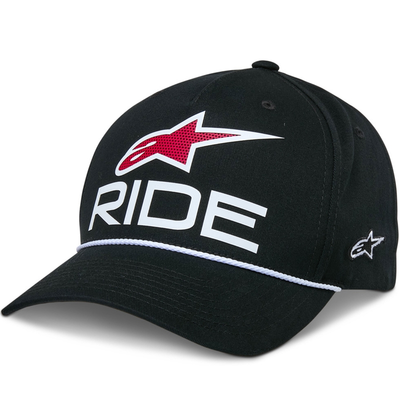 Καπέλο Alpinestars Ride Comp Snapback μαύρο-άσπρο-κόκκινο