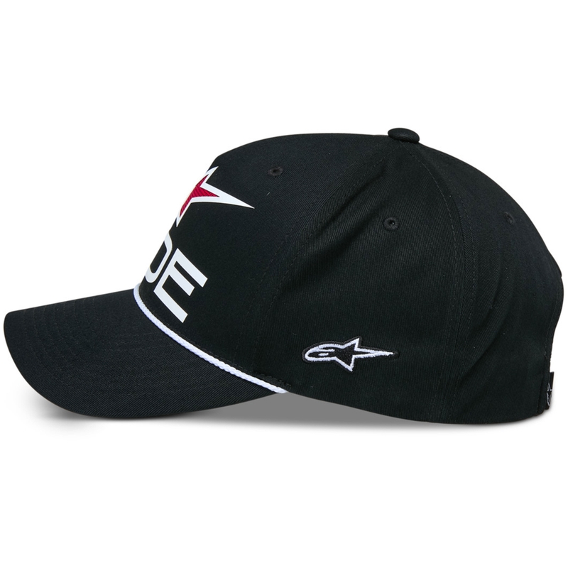 Καπέλο Alpinestars Ride Comp Snapback μαύρο-άσπρο-κόκκινο