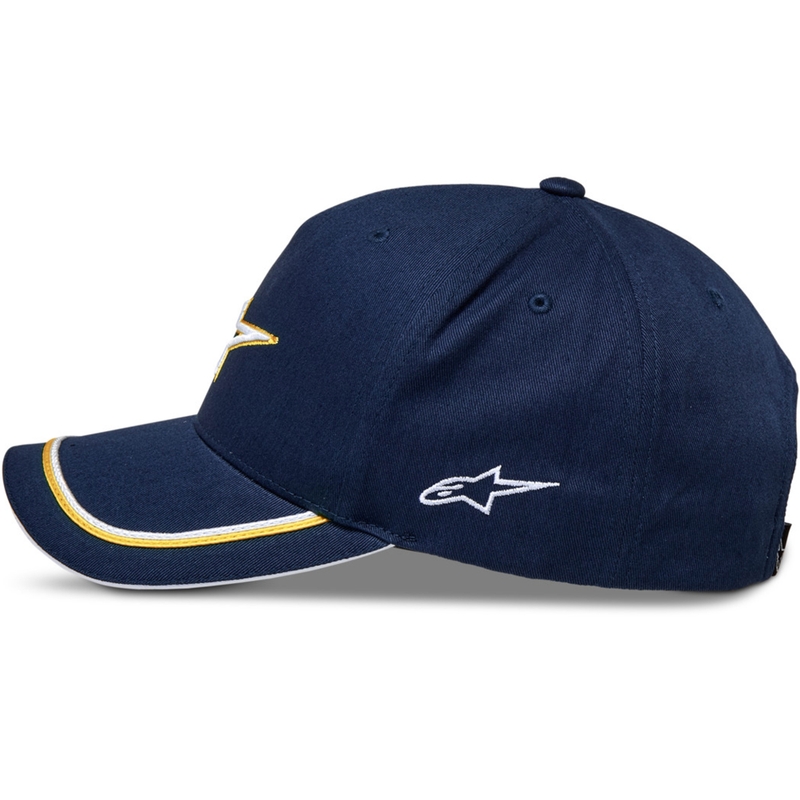 Καπέλο Alpinestars Ascencen Snapback μπλε-χρυσό