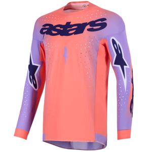 Φανέλα motocross Alpinestars Supertech Scenz πορτοκαλί-κοραλί-μωβ