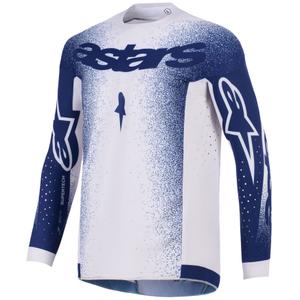 Φανέλα motocross Alpinestars Supertech Scenz ανοιχτό γκρι-σκούρο μπλε