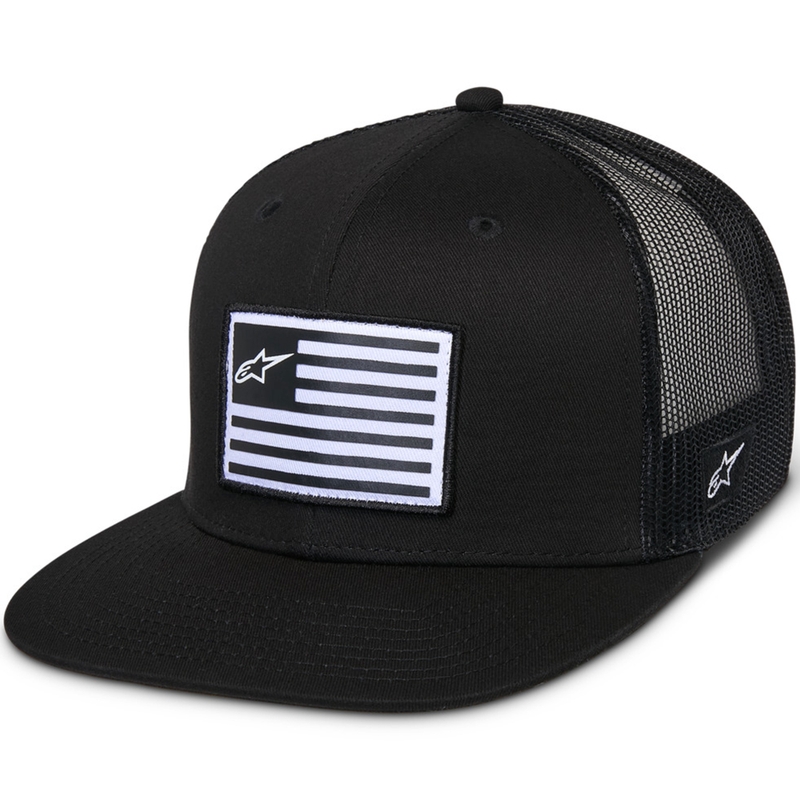 Καπέλο Alpinestars Flag μαύρο-μαύρο