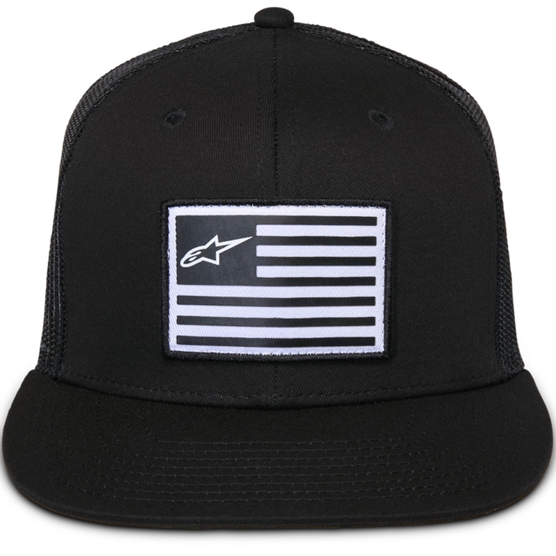 Καπέλο Alpinestars Flag μαύρο-μαύρο