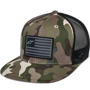 Καπέλο Alpinestars Flag πράσινο παραλλαγής-μαύρο