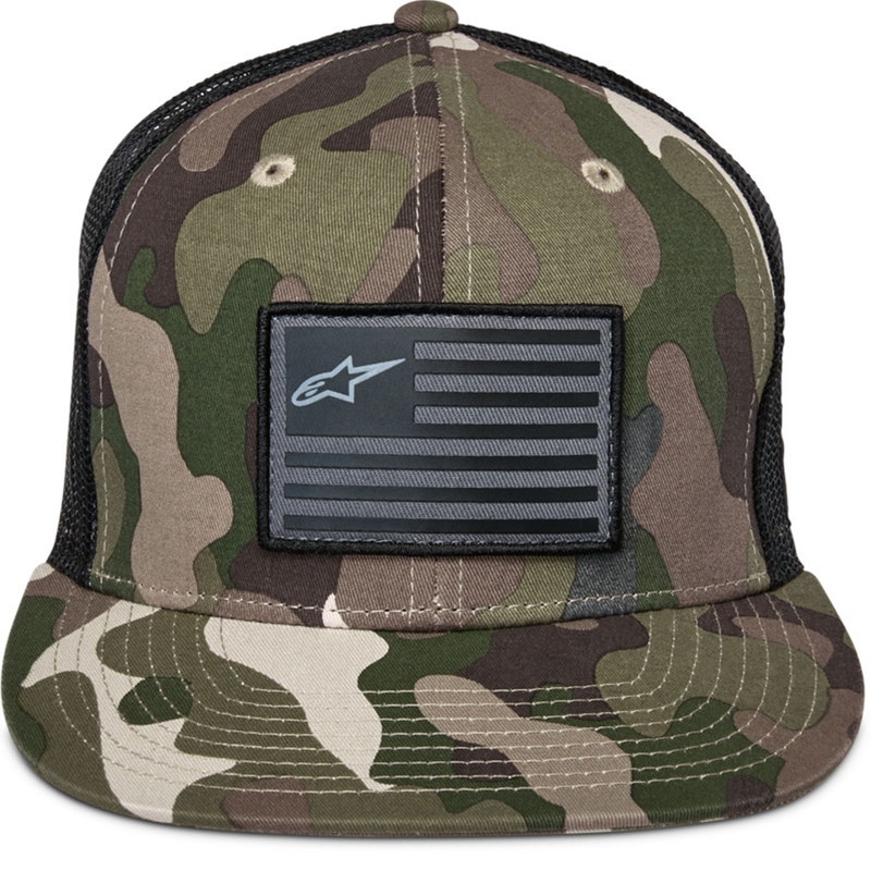 Καπέλο Alpinestars Flag πράσινο παραλλαγής-μαύρο