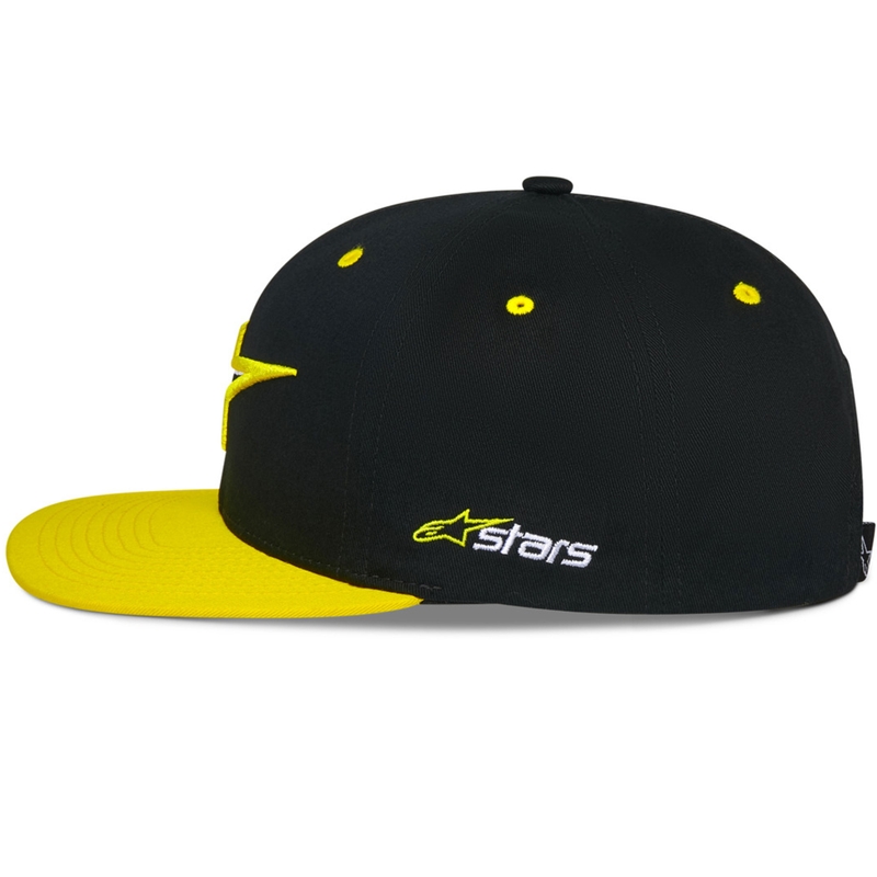 Καπέλο Alpinestars Thickness Snapback μαύρο-φθοροκίτρινο