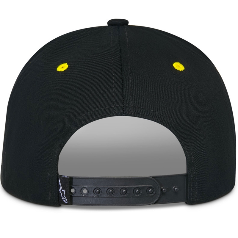 Καπέλο Alpinestars Thickness Snapback μαύρο-φθοροκίτρινο