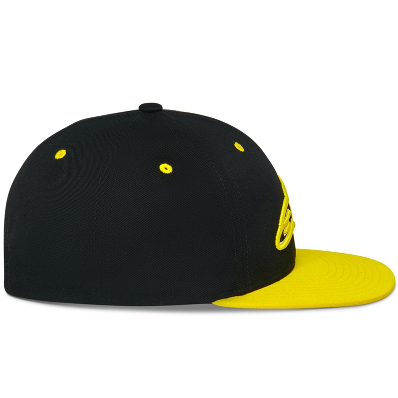 Καπέλο Alpinestars Thickness Snapback μαύρο-φθοροκίτρινο