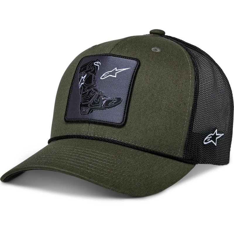 Καπέλο Alpinestars Booted πράσινο-μαύρο