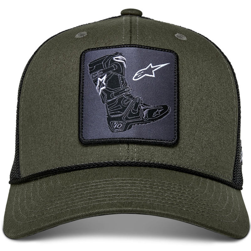 Καπέλο Alpinestars Booted πράσινο-μαύρο