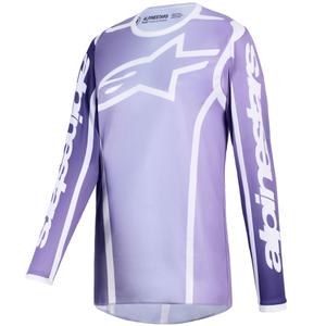 Γυναικεία φανέλα motocross Alpinestars Stella Fluid Apex μωβ-λευκή