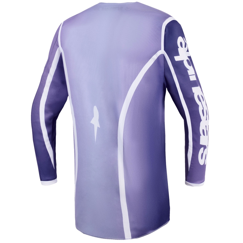 Γυναικεία φανέλα motocross Alpinestars Stella Fluid Apex μωβ-λευκή