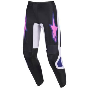 Παντελόνι motocross Alpinestars Fluid Grid μαύρο-ανοιχτό γκρι-μωβ