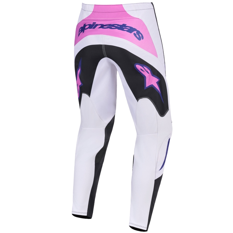 Παντελόνι motocross Alpinestars Fluid Grid μαύρο-ανοιχτό γκρι-μωβ