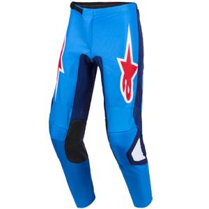 Παντελόνι motocross Alpinestars Fluid Grid μπλε-κόκκινο-λευκό
