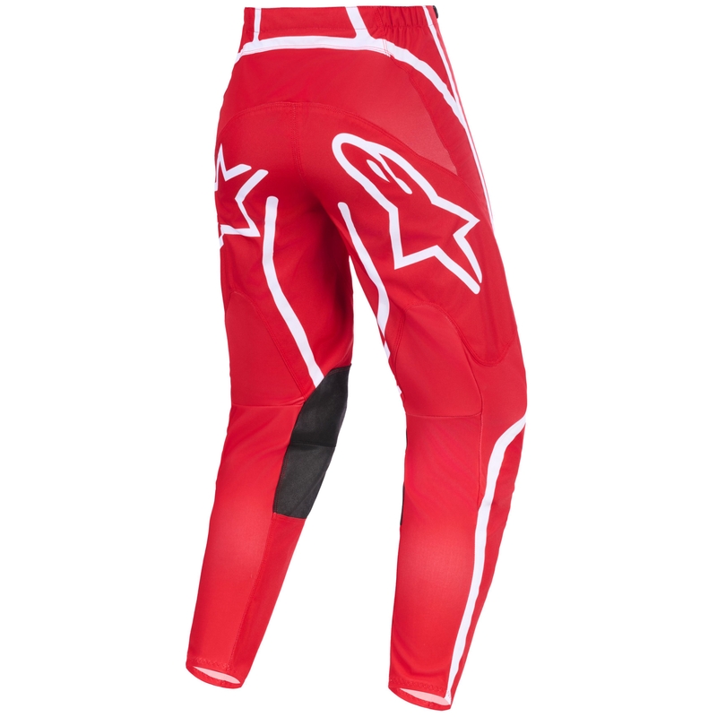 Παντελόνι motocross Alpinestars Fluid Apex κόκκινο-λευκό