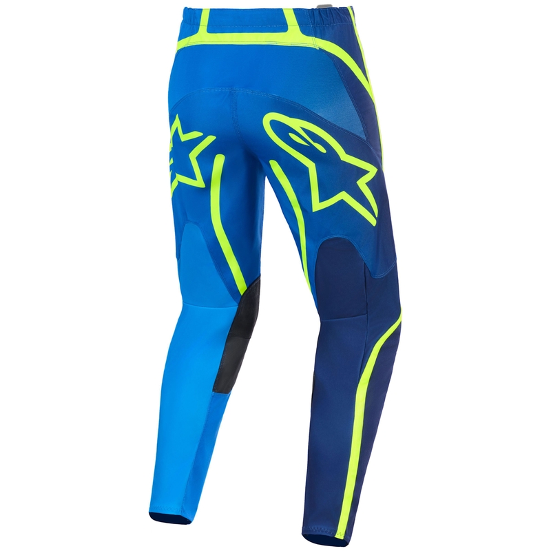 Παντελόνι motocross Alpinestars Fluid Apex μπλε-φλουορ κίτρινο
