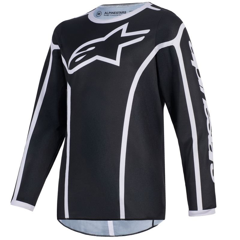 Φανέλα Alpinestars Fluid Apex Kids Motocross Μαύρο-Γκρι