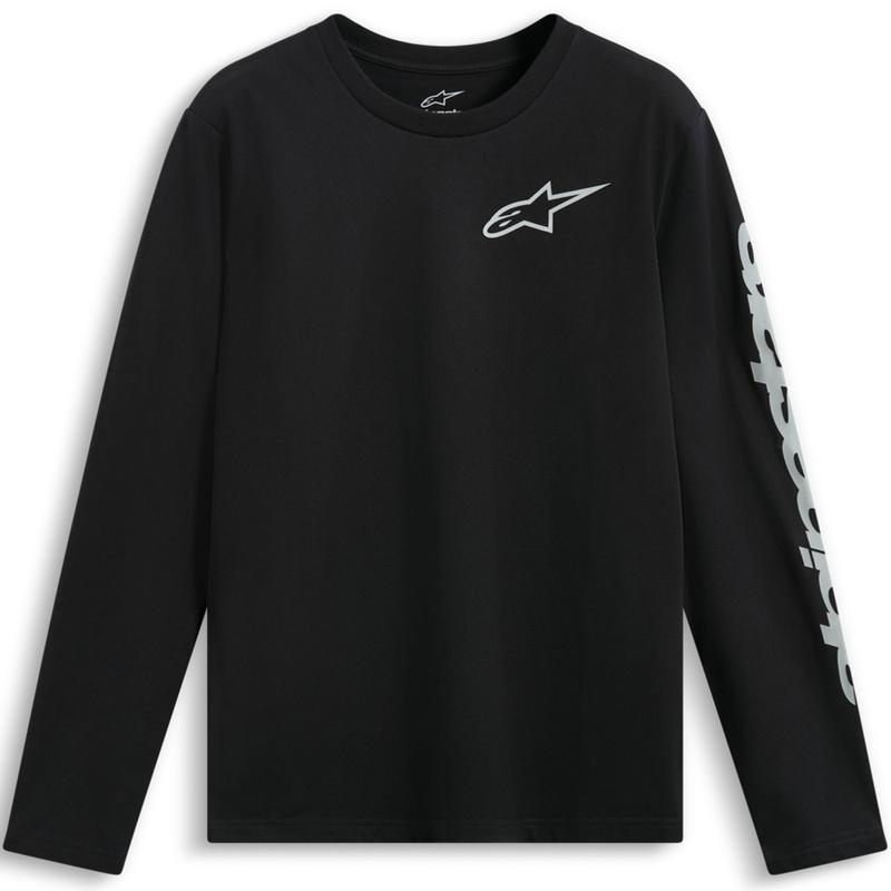 Μπλούζα Alpinestars Trackside CSF με μακριά μανίκια, μαύρη