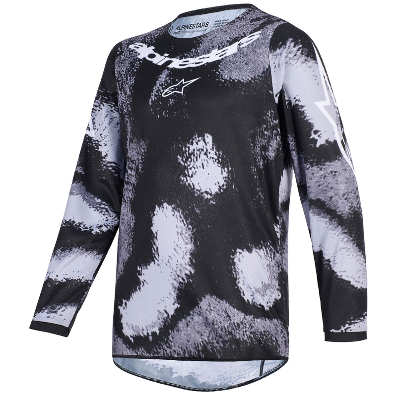 Παιδική φανέλα μοτοκρός Alpinestars Fluid Lahnd - Γκρι-Καμουφλάζ