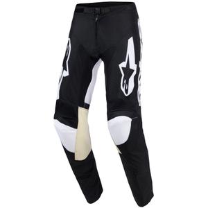 Παντελόνι motocross Alpinestars Racer Air Riway μαύρο-λευκό