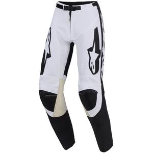Παντελόνι motocross Alpinestars Racer Riway λευκό-μαύρο