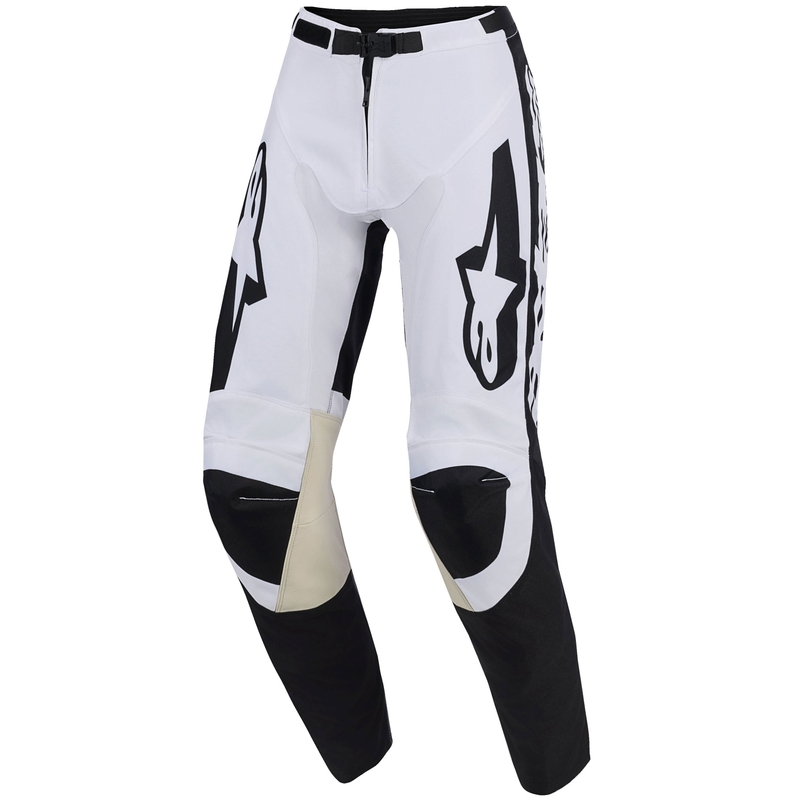 Παντελόνι motocross Alpinestars Racer Riway λευκό-μαύρο