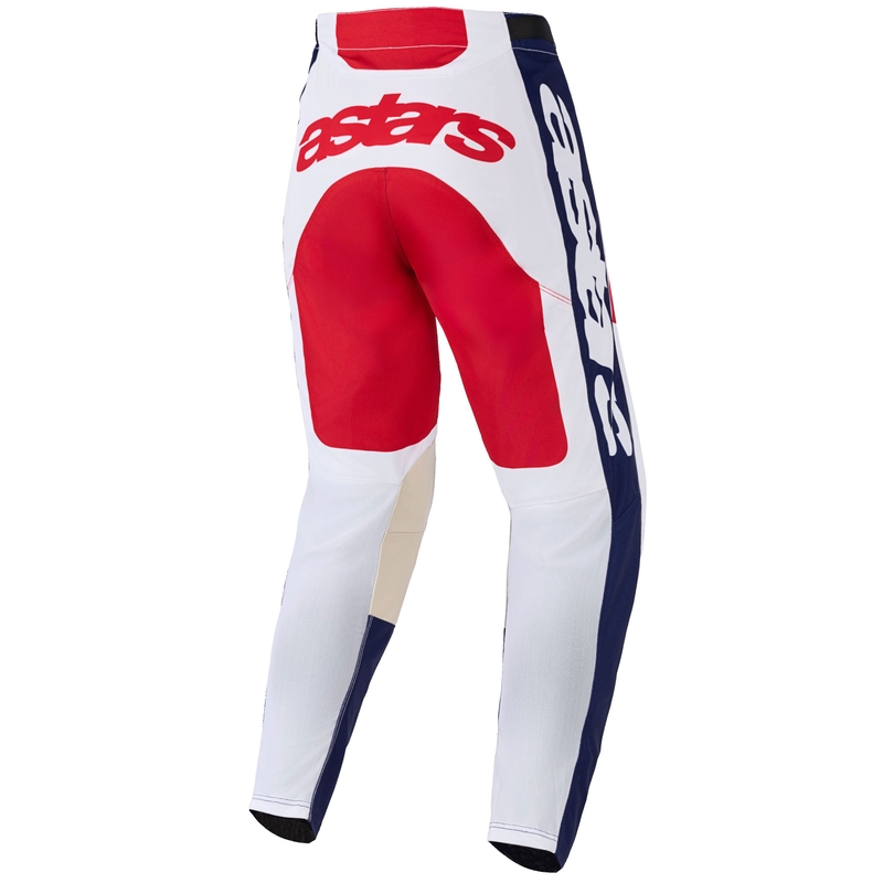 Παντελόνι motocross Alpinestars Racer Riway λευκό-μπλε-κόκκινο