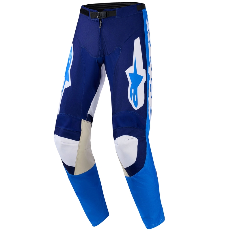 Παντελόνι motocross Alpinestars Racer Riway μπλε-ανοιχτό μπλε-λευκό