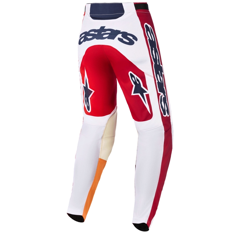 Παντελόνι motocross Alpinestars Racer Portl κόκκινο-πορτοκαλί-ανοιχτό γκρι
