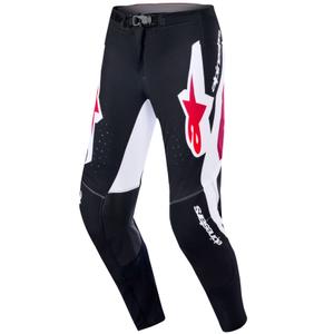 Παντελόνι motocross Alpinestars Supertech Pro Vista μαύρο-κόκκινο-λευκό