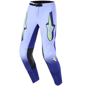 Παντελόνι motocross Alpinestars Supertech Scenz μωβ-φλουορ κίτρινο