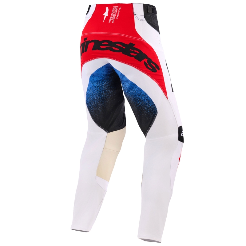 Παντελόνι motocross Alpinestars Techstar Knif μαύρο-άσπρο-μπλε-κόκκινο