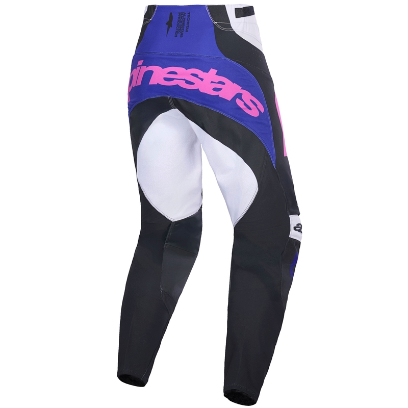 Παντελόνι motocross Alpinestars Techstar Knif μαύρο-ανοιχτό γκρι-μωβ