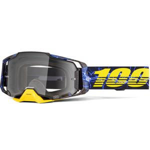 Γυαλιά motocross Armega Fury 100% με διάφανο πλεξιγκλάς